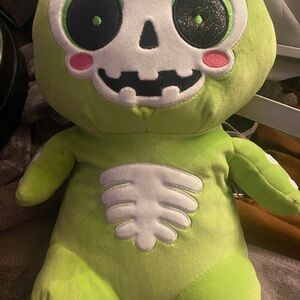 Halloween Lime Green Skeleton Plush Seasonal Home Office Decor